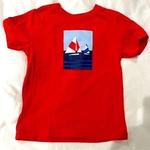 Janie and Jack sailing T-shirt size 6
